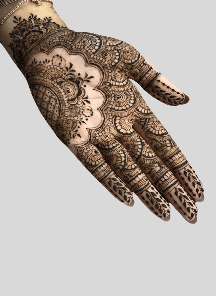 Enticing Beach Henna Design