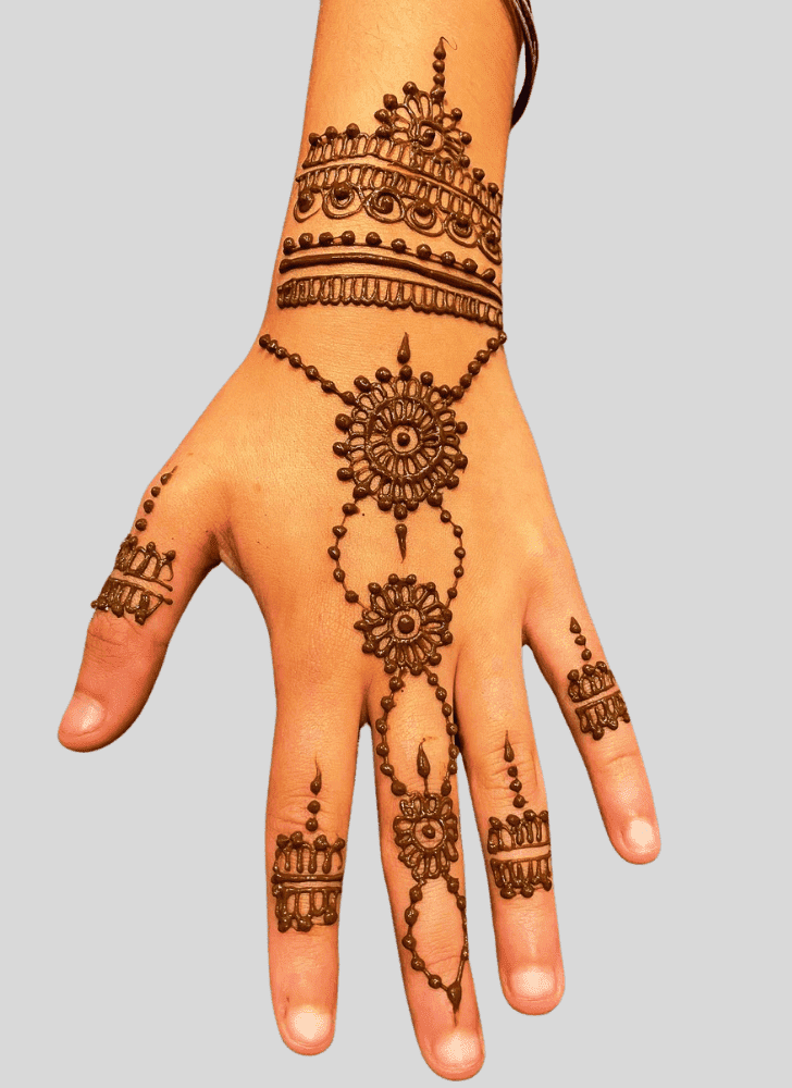 Gorgeous Beach Henna Design