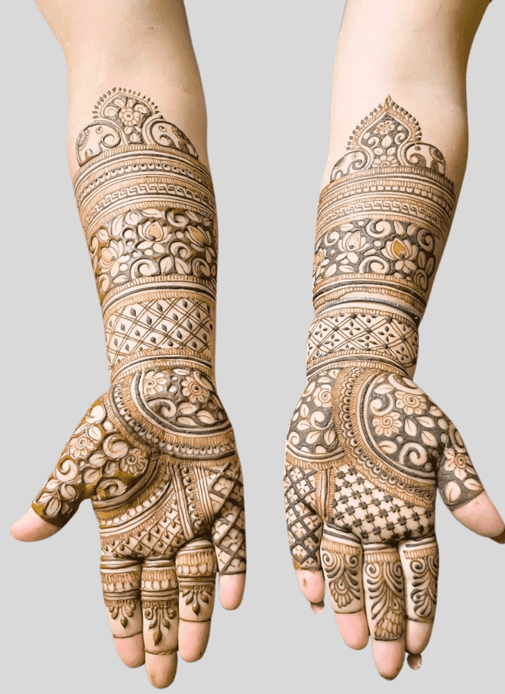 Lovely Beach Mehndi Design