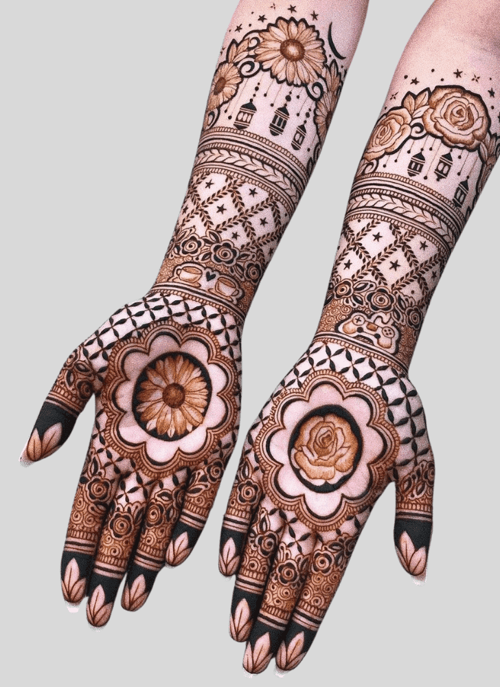 Magnetic Beach Henna Design