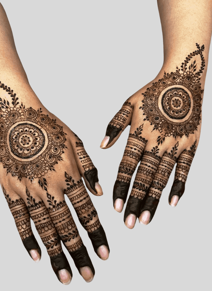 Resplendent Beach Henna Design