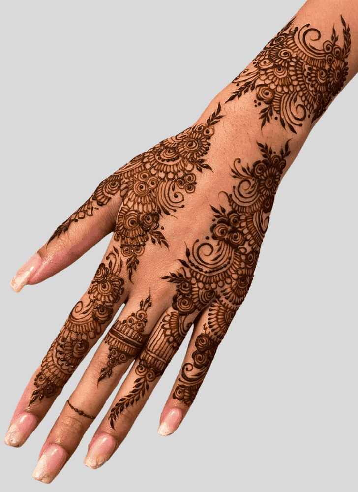 Stunning Beach Henna Design