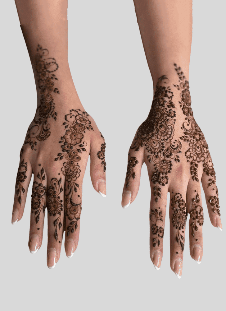 Wonderful Beach Mehndi Design