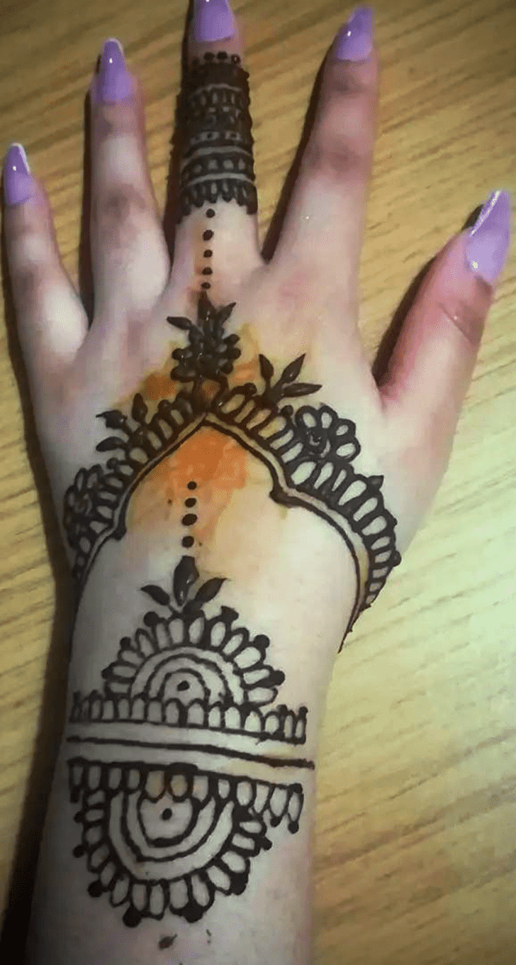 Lovely Beautiful Easy Mehndi Design