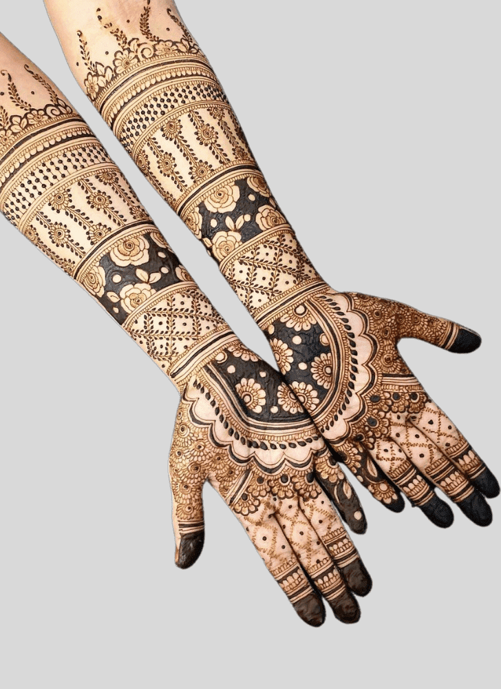 Comely Bengali Henna Design