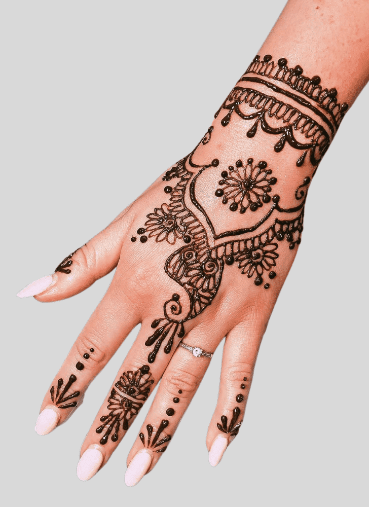 Fair Bengali Henna Design