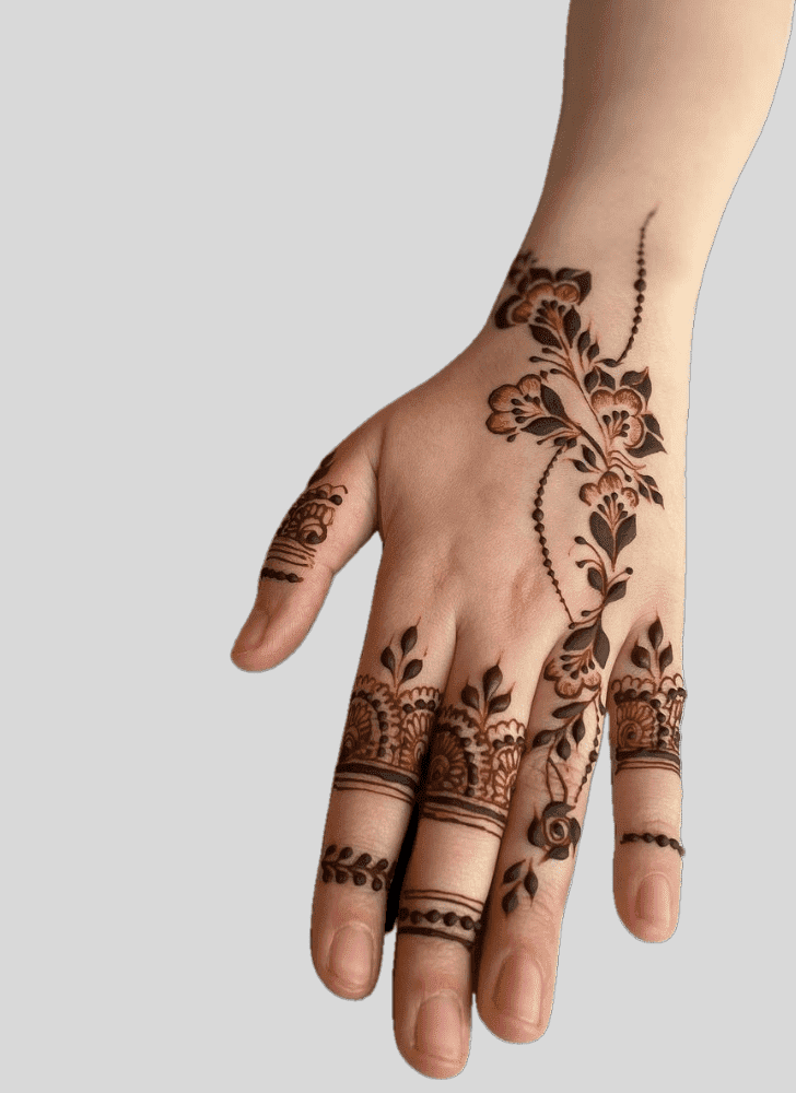 Fascinating Bengali Henna Design