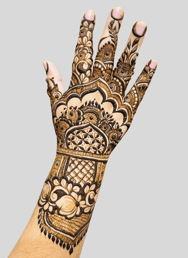 Handsome Bengali Henna Design