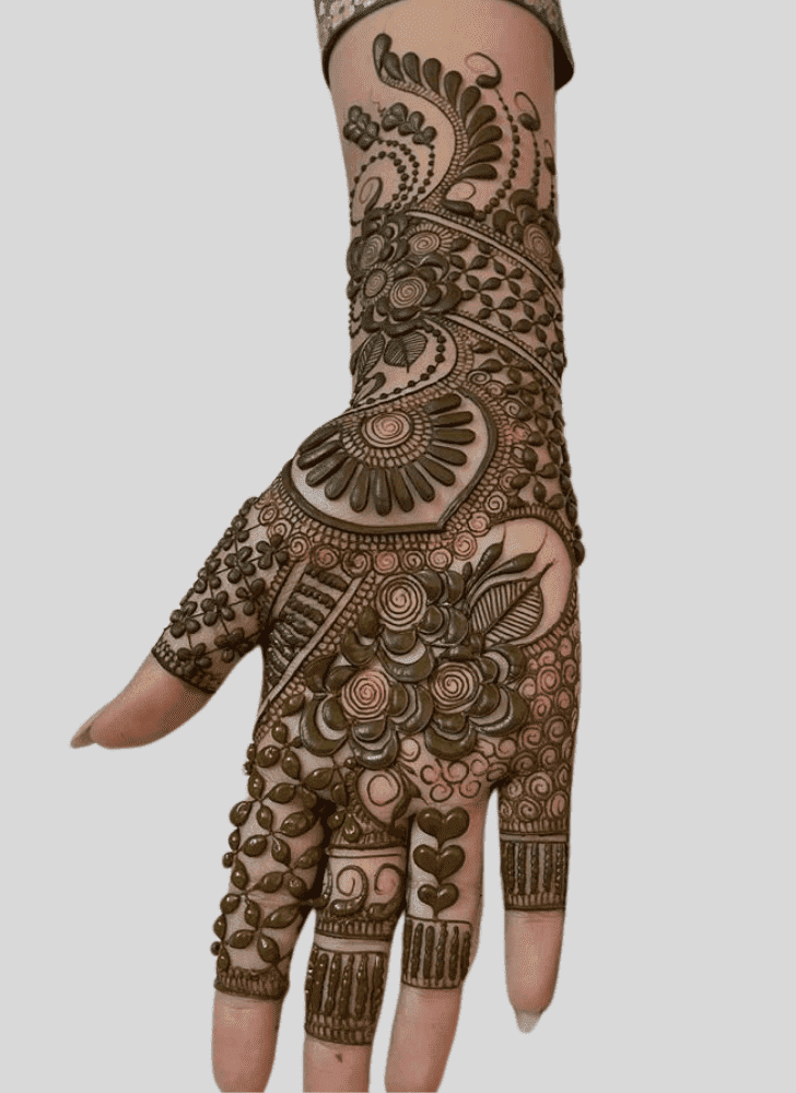 Nice Bengali Henna Design