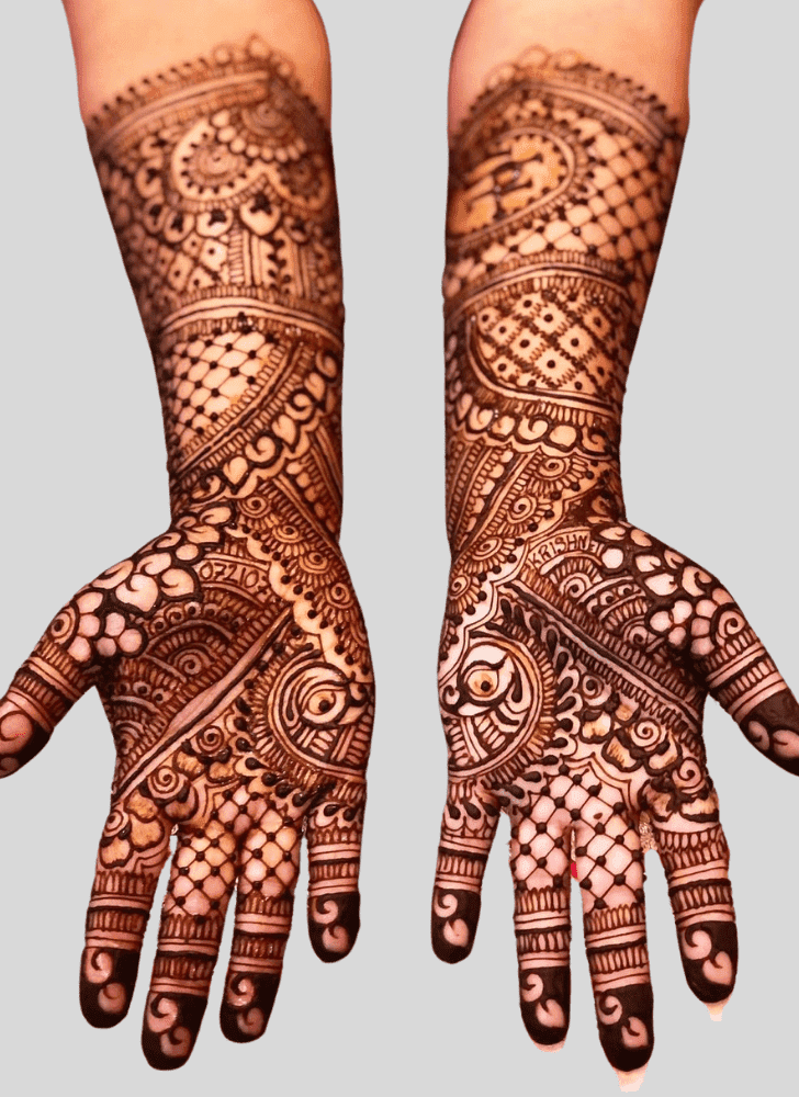 Radiant Bengali Henna Design