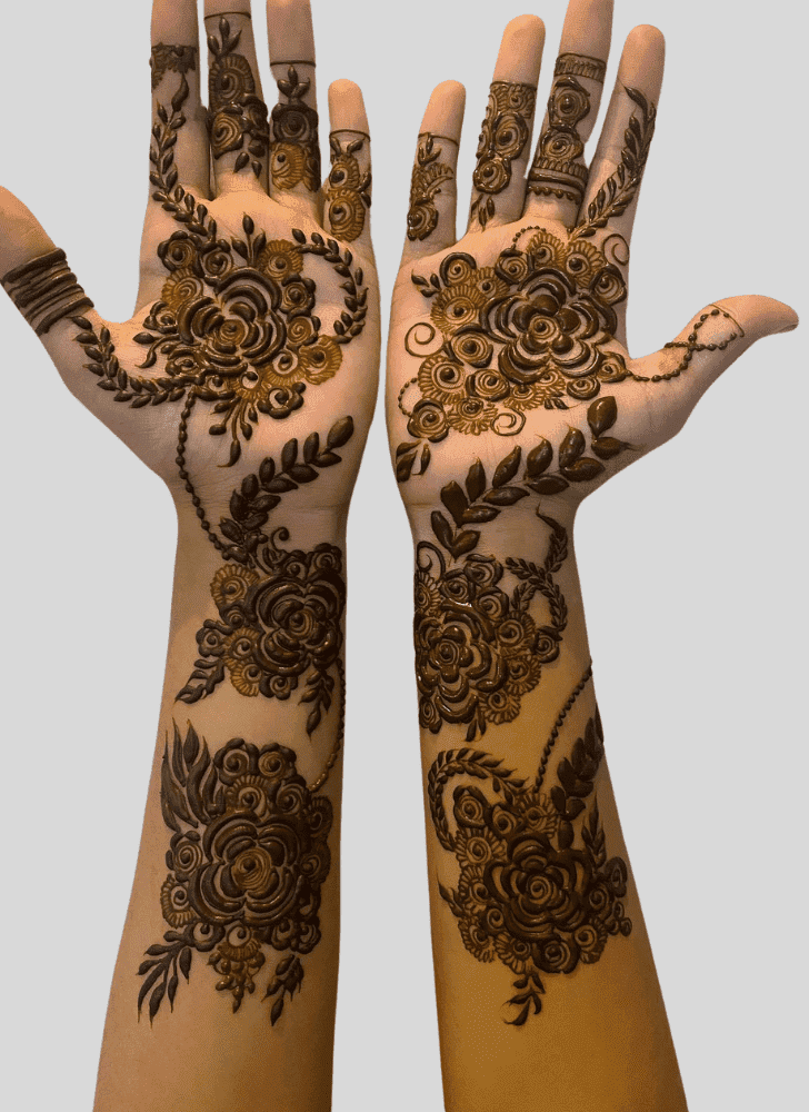 Ravishing Bengali Henna Design