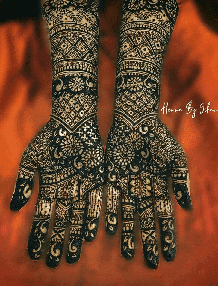 Adorable Bhai Dooj Henna Design