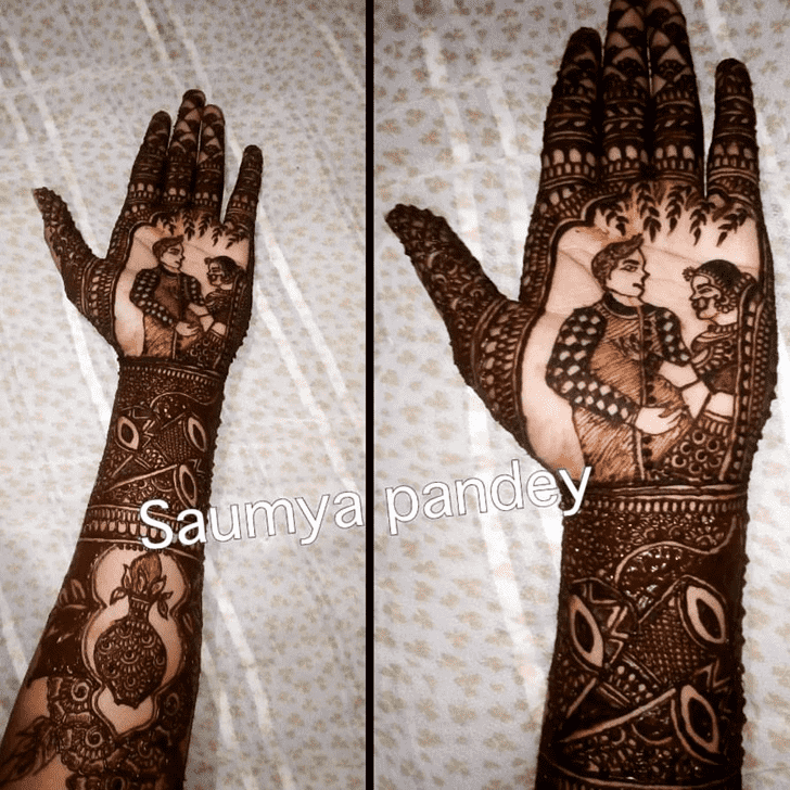 Fetching Bhai Dooj Special Henna Design