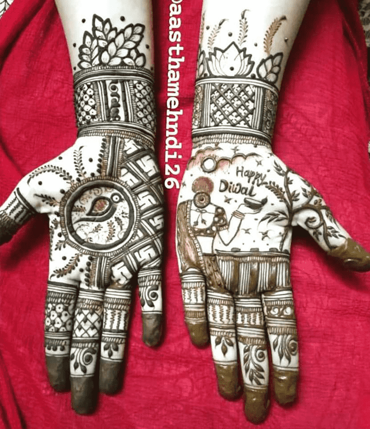 Splendid Bhai Dooj Special Henna Design