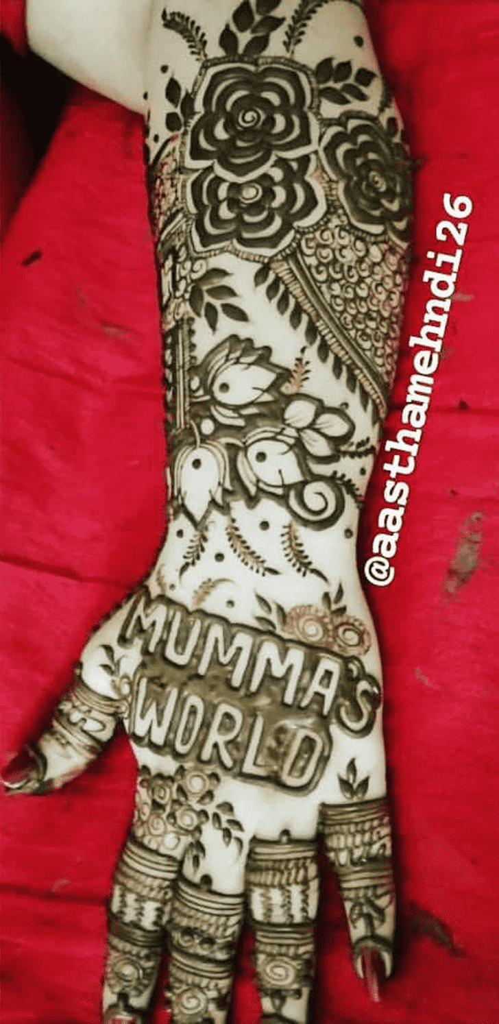 Superb Bhai Dooj Special Henna Design