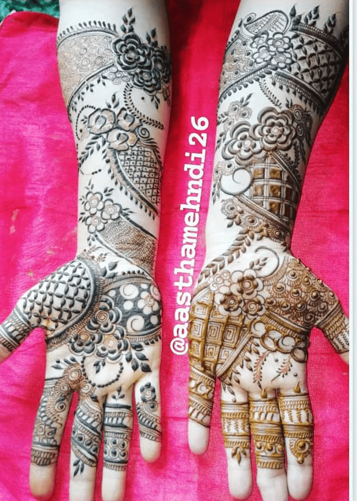 Wonderful Bhai Dooj Special Mehndi Design