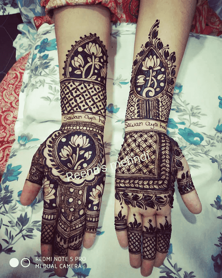 Beauteous Bhopal Henna Design