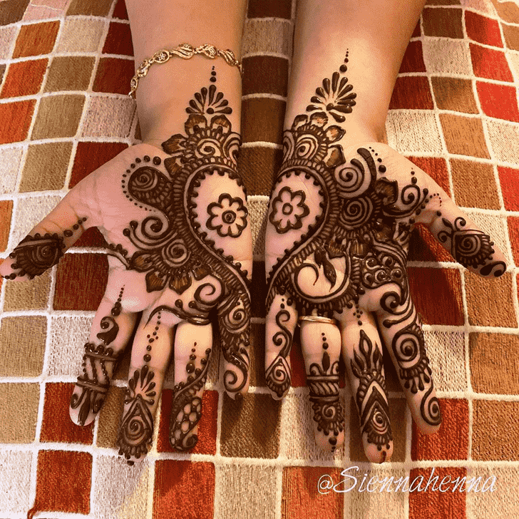 Fine Bhopal Henna Design