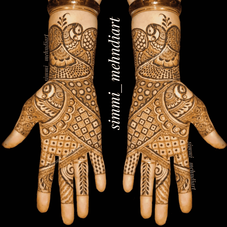 Gorgeous Bhopal Henna Design