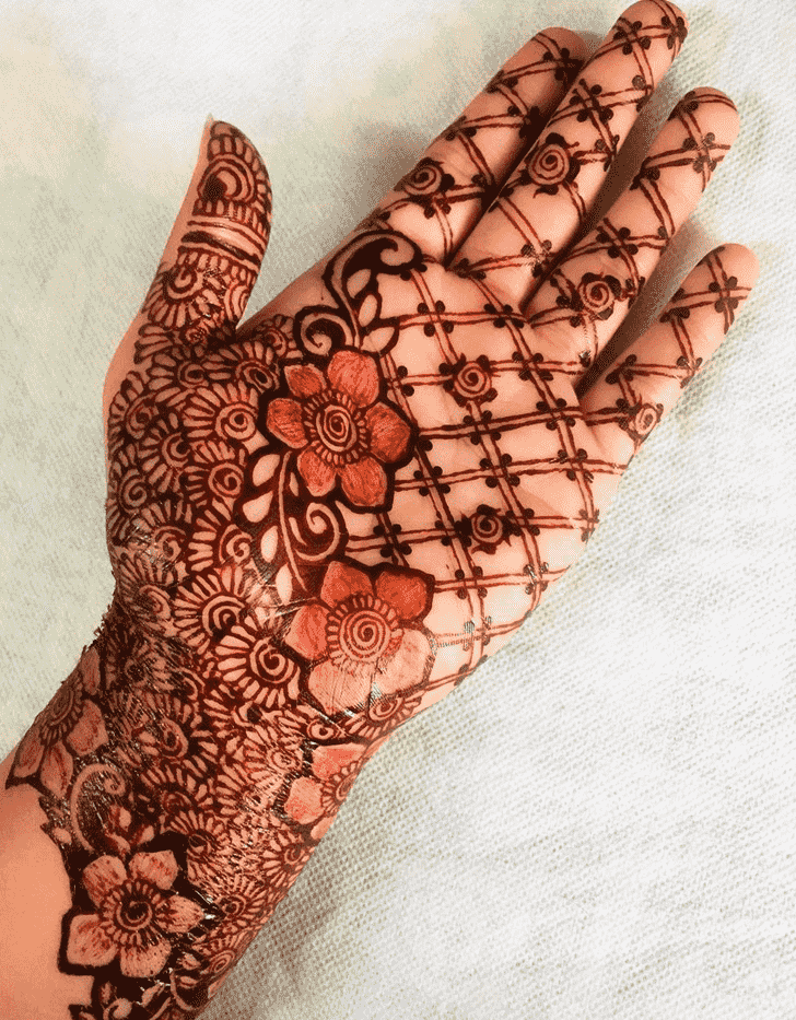 Graceful Bhopal Henna Design