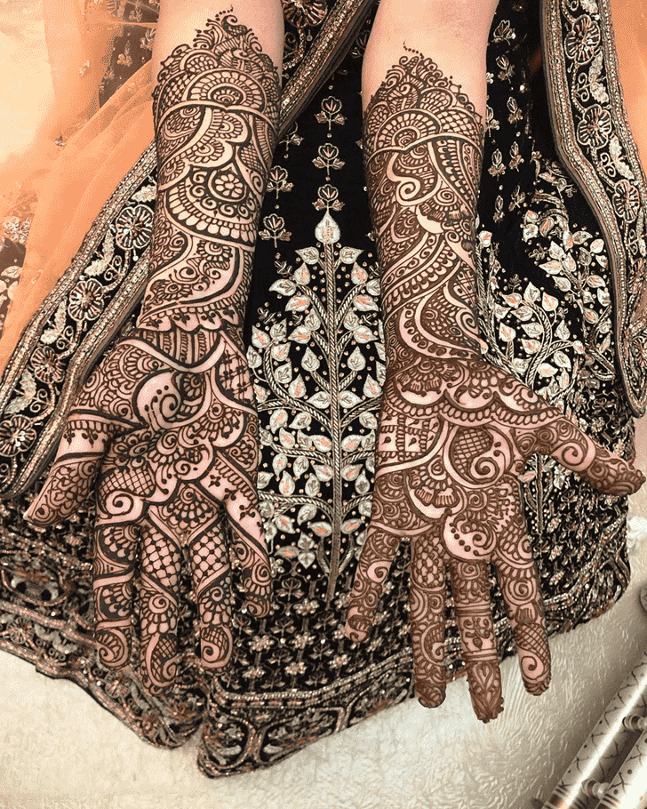 Inviting Bhopal Henna Design