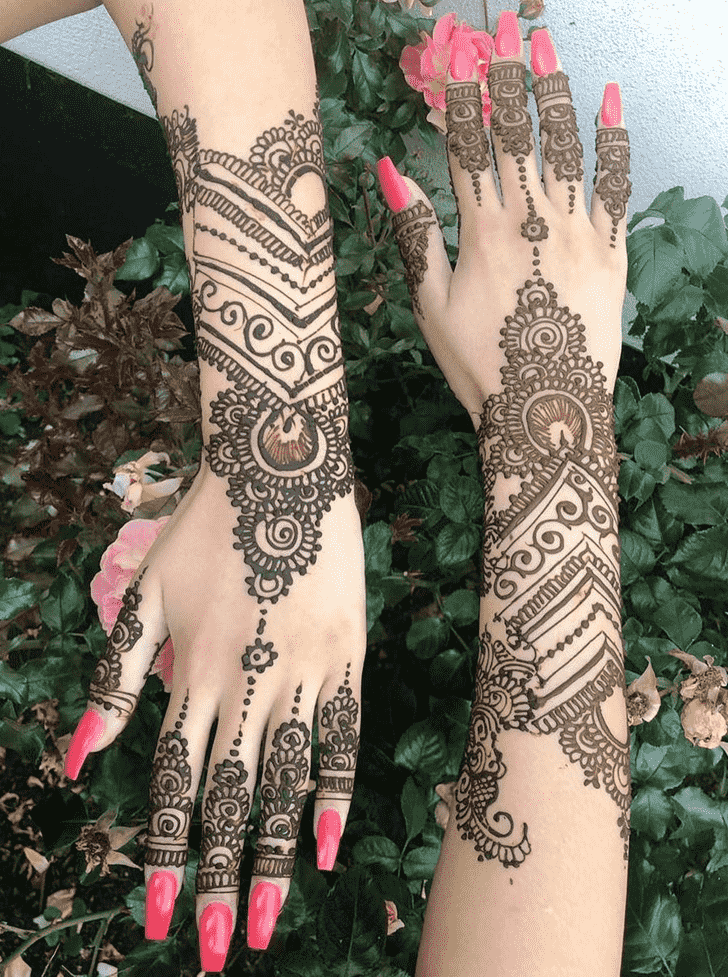 Nice Bhopal Henna Design