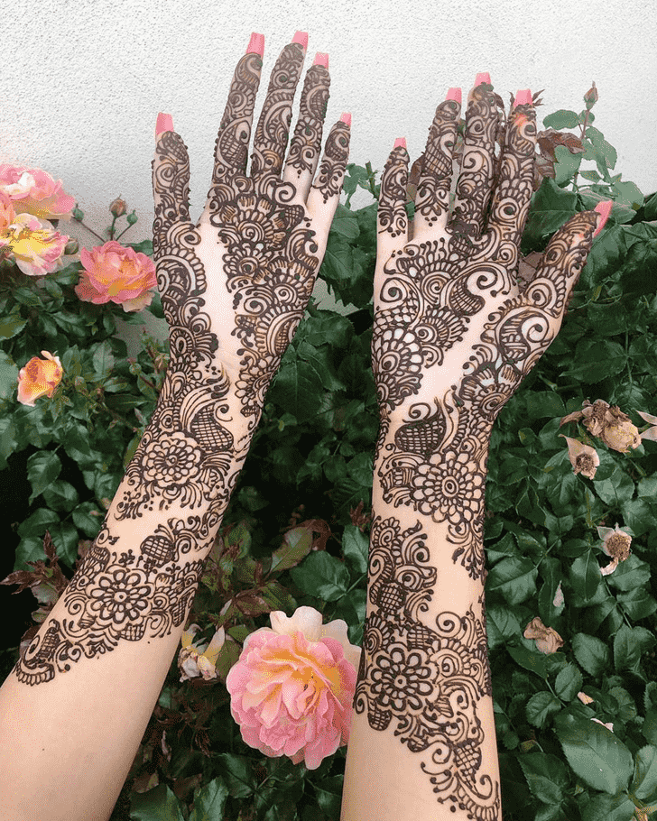 Pretty Bhopal Henna Design