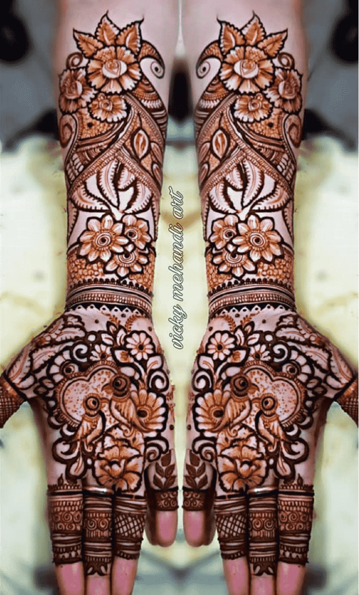 Wonderful Bhopal Mehndi Design