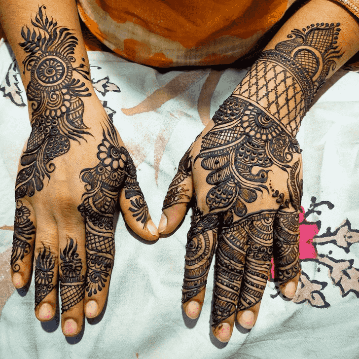 Charming Bhubaneswar Henna Design