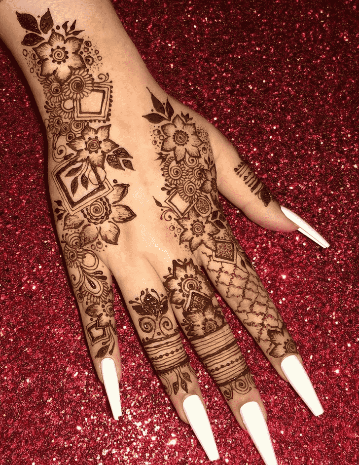 Elegant Bhubaneswar Henna Design