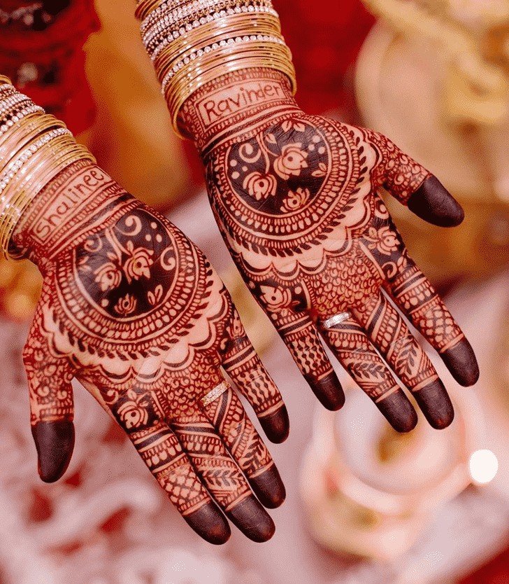 Alluring Bhuj Henna Design