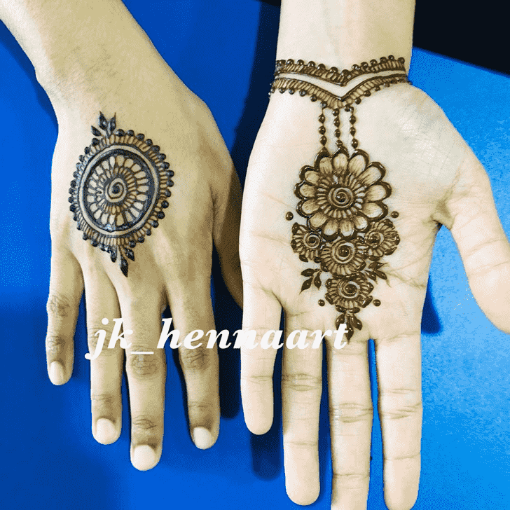 Charming Bhuj Henna Design