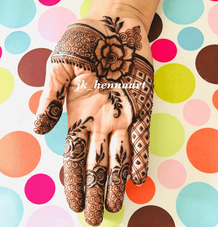 Arm Bhuj Henna Design