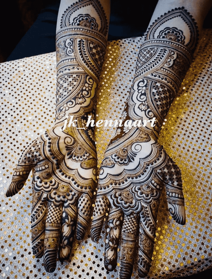 Fair Bhuj Henna Design