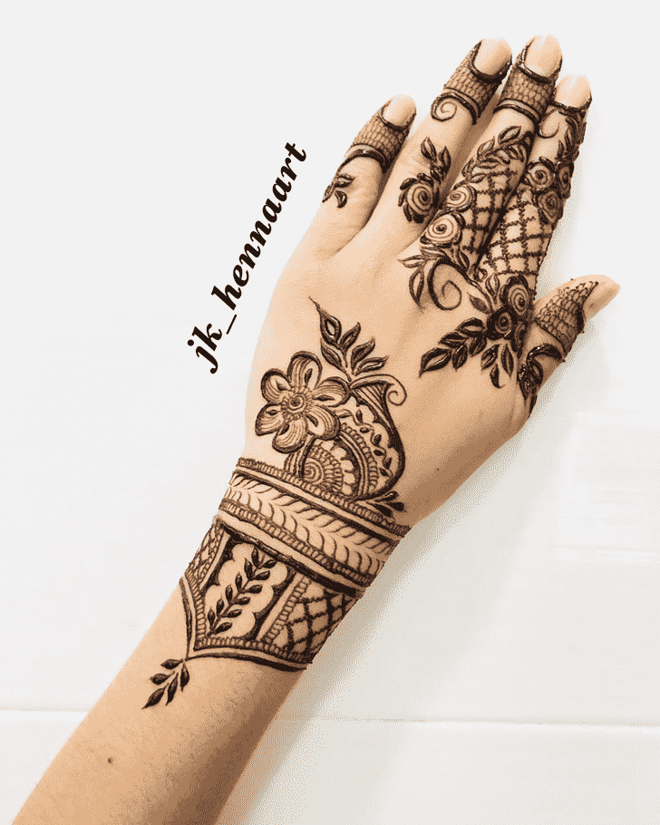 Fine Bhuj Henna Design