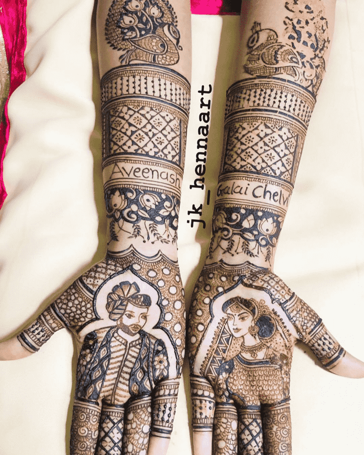 Magnetic Bhuj Henna Design