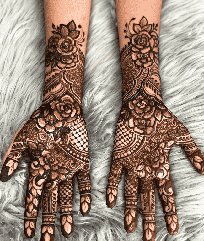 Appealing Biratnagar Henna Design