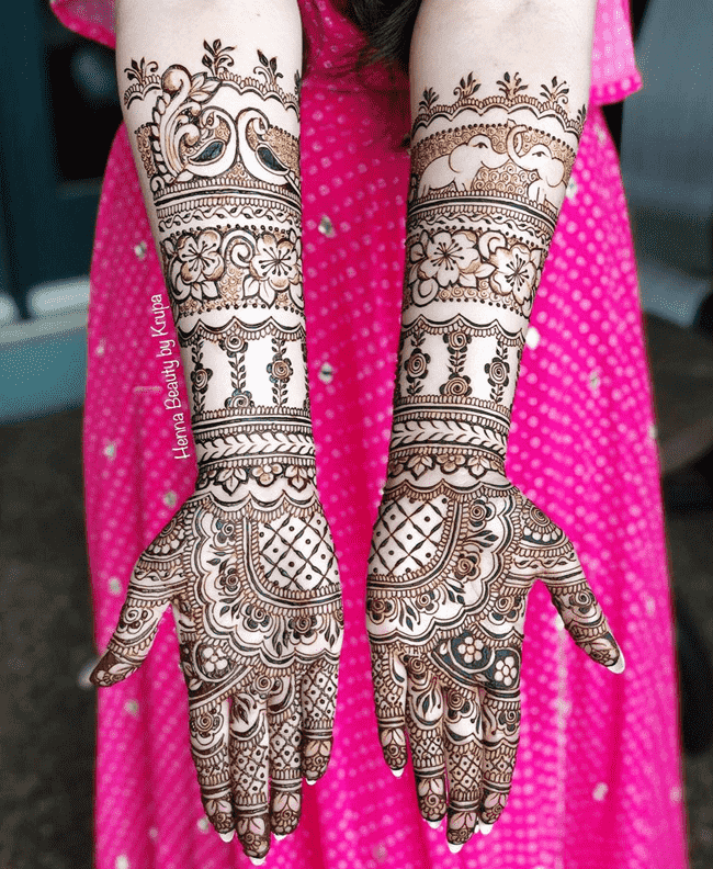 Delightful Biratnagar Henna Design