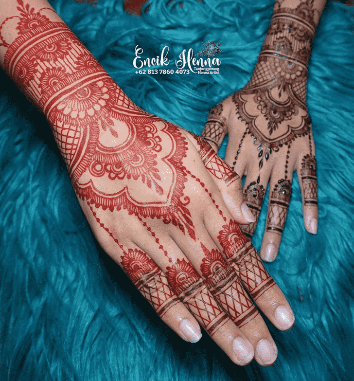 Delightful Bogra Henna Design