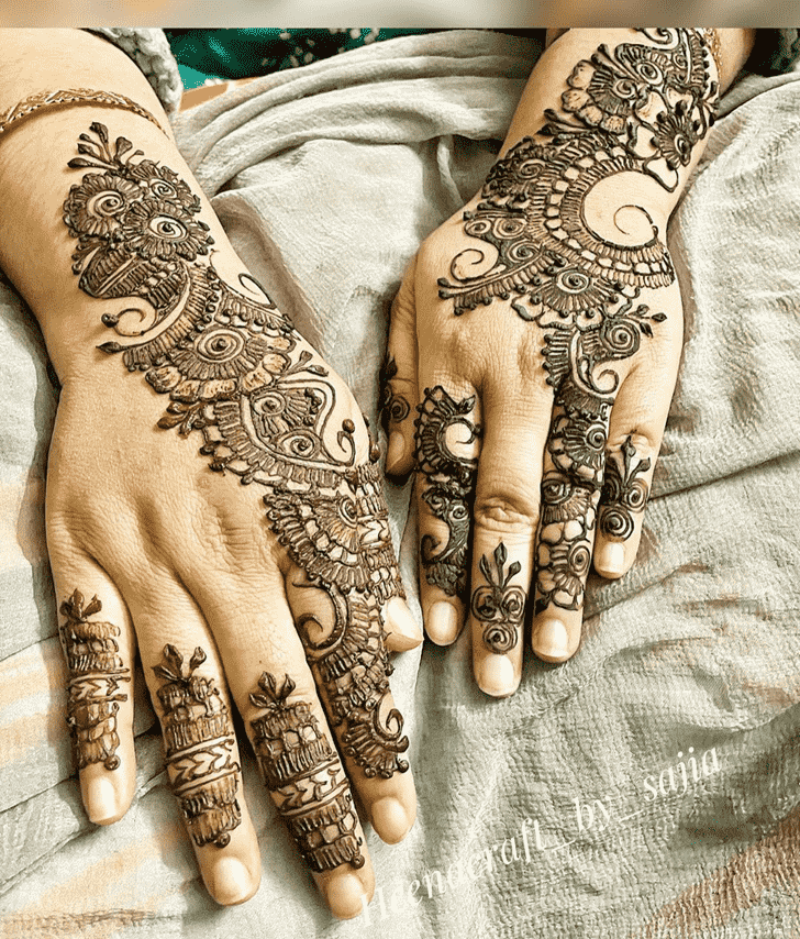 Fascinating Bogra Henna Design