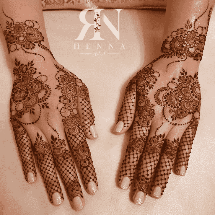 Grand Bogra Henna Design