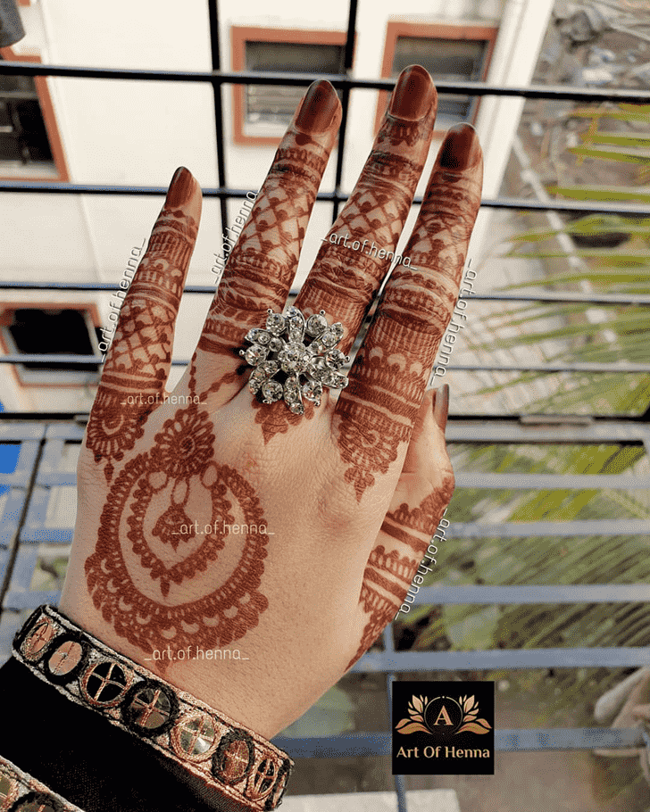 Magnetic Bogra Henna Design