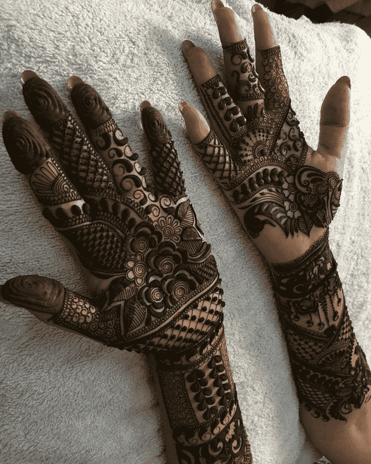 Pretty Bogra Henna Design