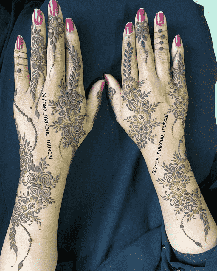 Radiant Bogra Henna Design