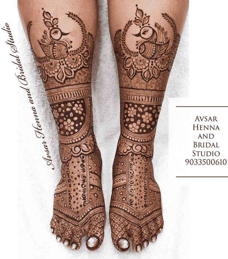 Slightly Bogra Henna Design