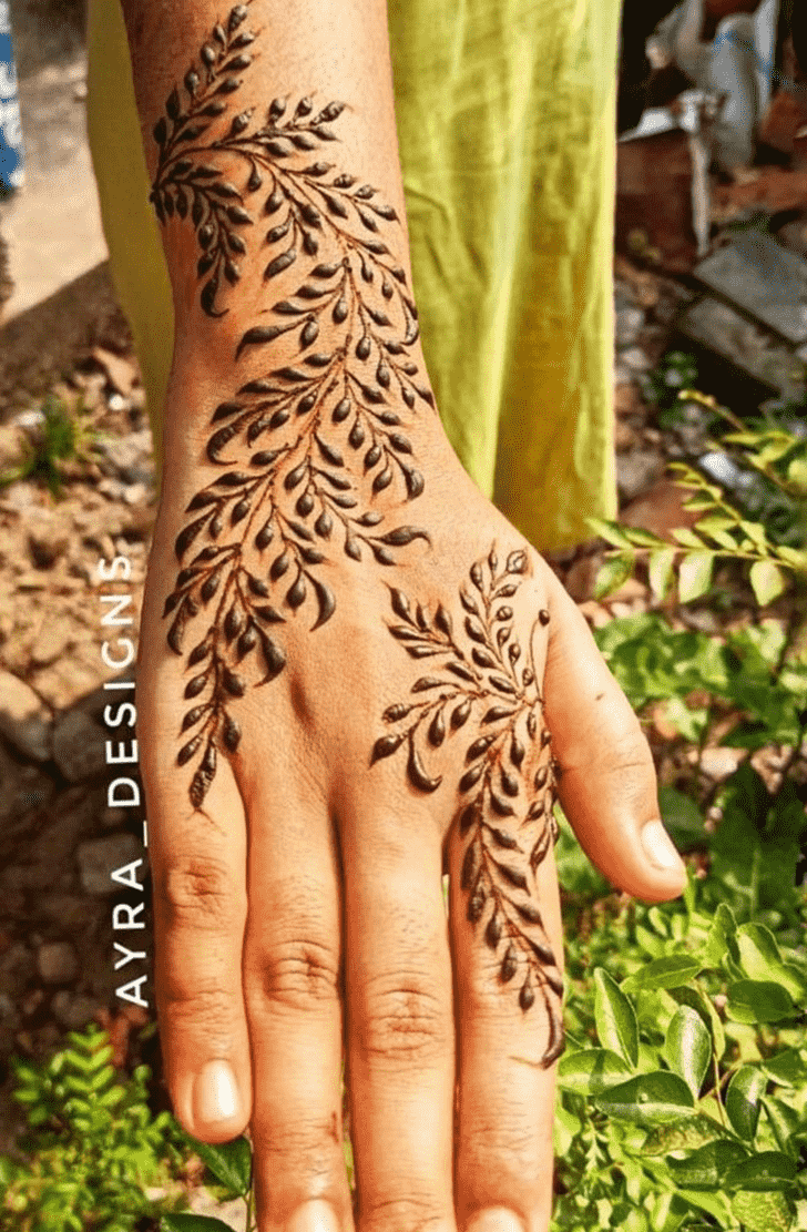 Wonderful Bogra Mehndi Design