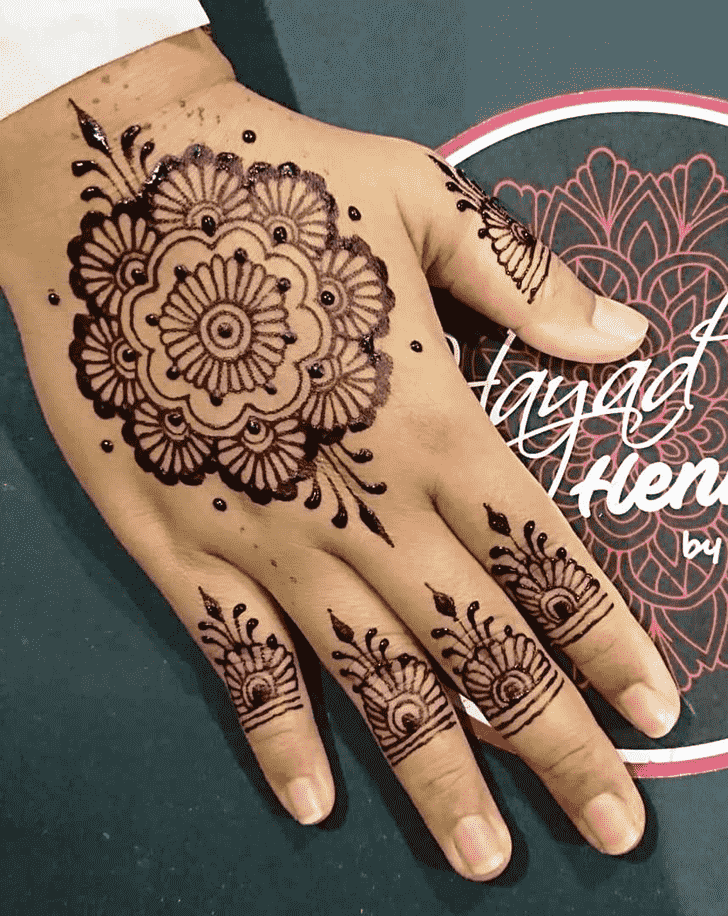 Adorable Boston Henna Design