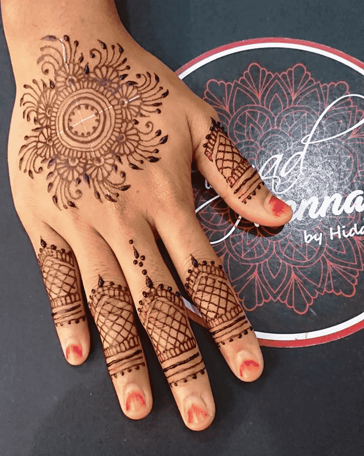 Elegant Boston Henna Design