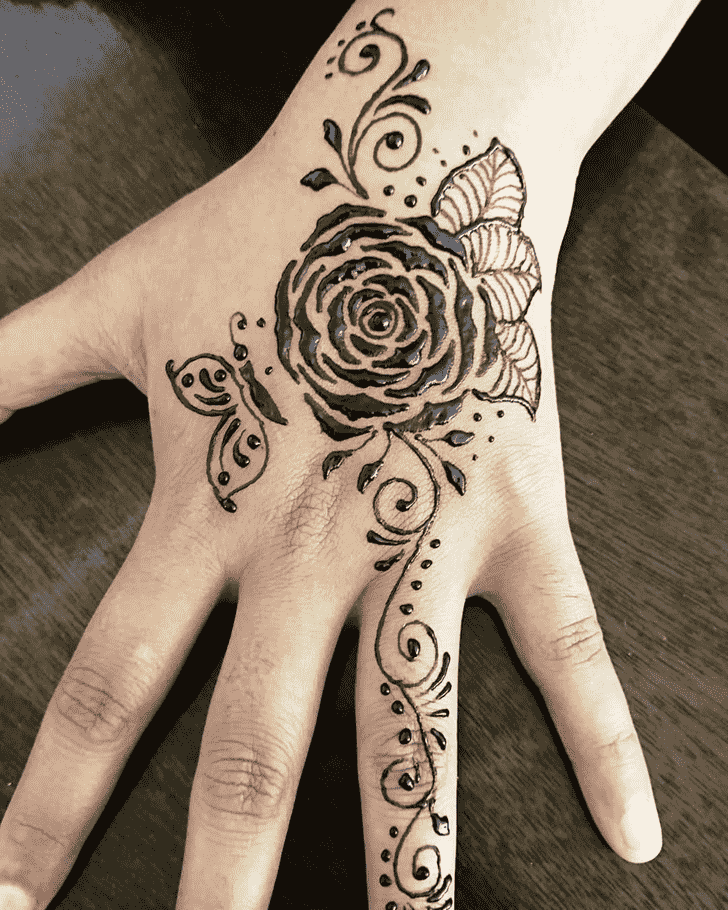 Fetching Boston Henna Design