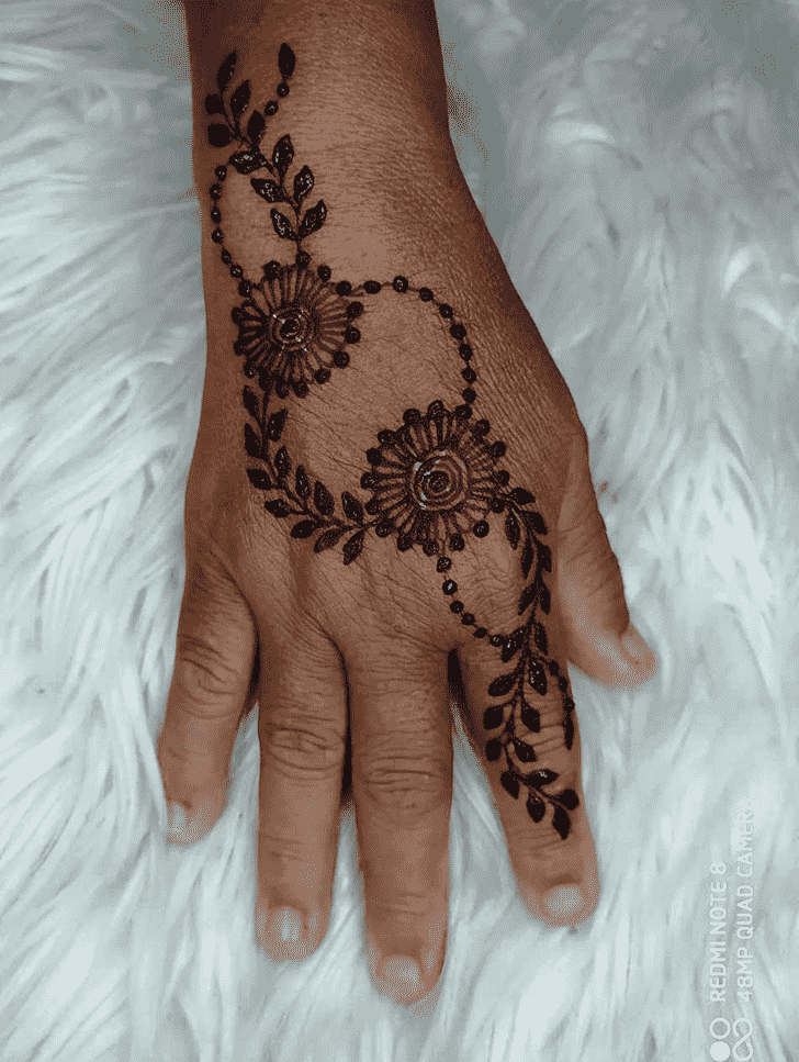 Gorgeous Boston Henna Design